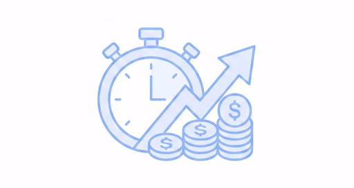 시간 절약 아이콘